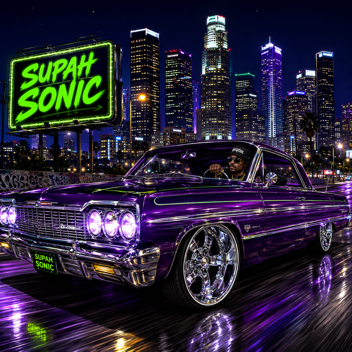 Whips On Chrome | West Coast Beat - supah sonic Beats